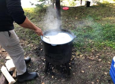 Сплав на байдарках по реке Клязьма с походной баней и казаном — фото 4