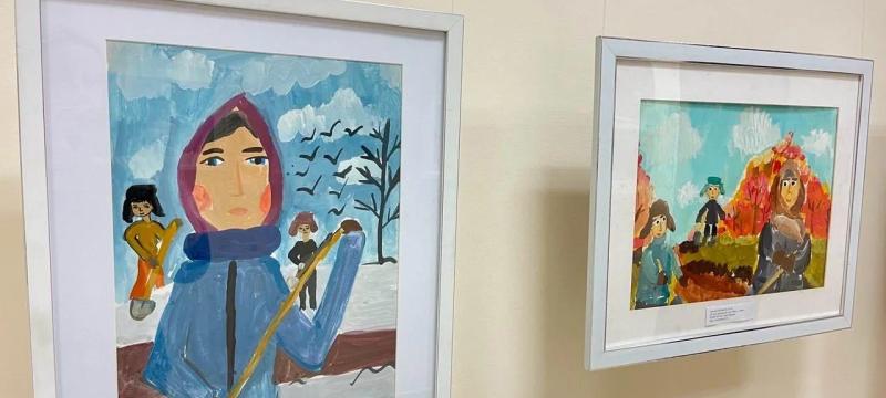 О строителях Сурского рубежа расскажет выставка рисунка в Доме дружбы народов Чувашии — фото 3