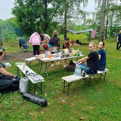Фото из отзыва о туре «Сплав на байдарках по реке Клязьма с походной баней и казаном»