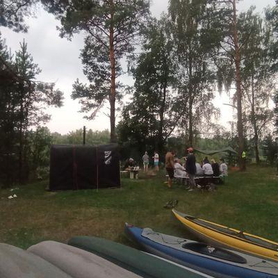 Фото из отзыва о туре «Сплав на байдарках по реке Клязьма с походной баней и казаном»